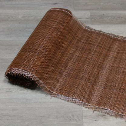 PLASTIC Rattan Cane Webbing | RADIO Square | COFFEE BROWN - S-HEX-COFFEEB-60-1 - Direct Factory Furniture Australia