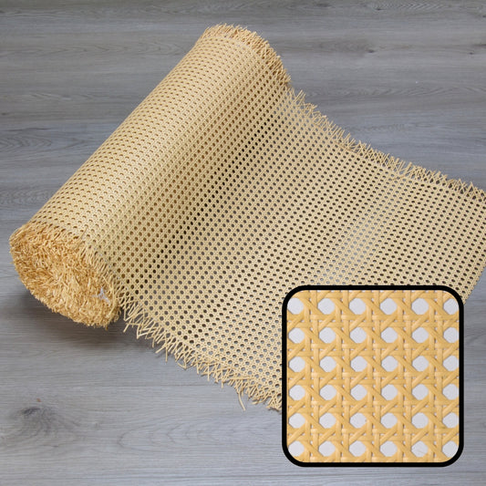Plastic-Synthetic-Faux-PE-Rattan-Cane-Webbing-Mesh-Roll-Panel-Furniture-Chair-Repair-Open-Weave-Circle-Hexagonal-Melbourne-Australia-Honey-1