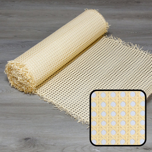 Plastic-Synthetic-Faux-PE-Rattan-Cane-Webbing-Mesh-Roll-Panel-Furniture-Chair-Repair-Open-Weave-Circle-Hexagonal-Melbourne-Australia-Light-Yellow-11