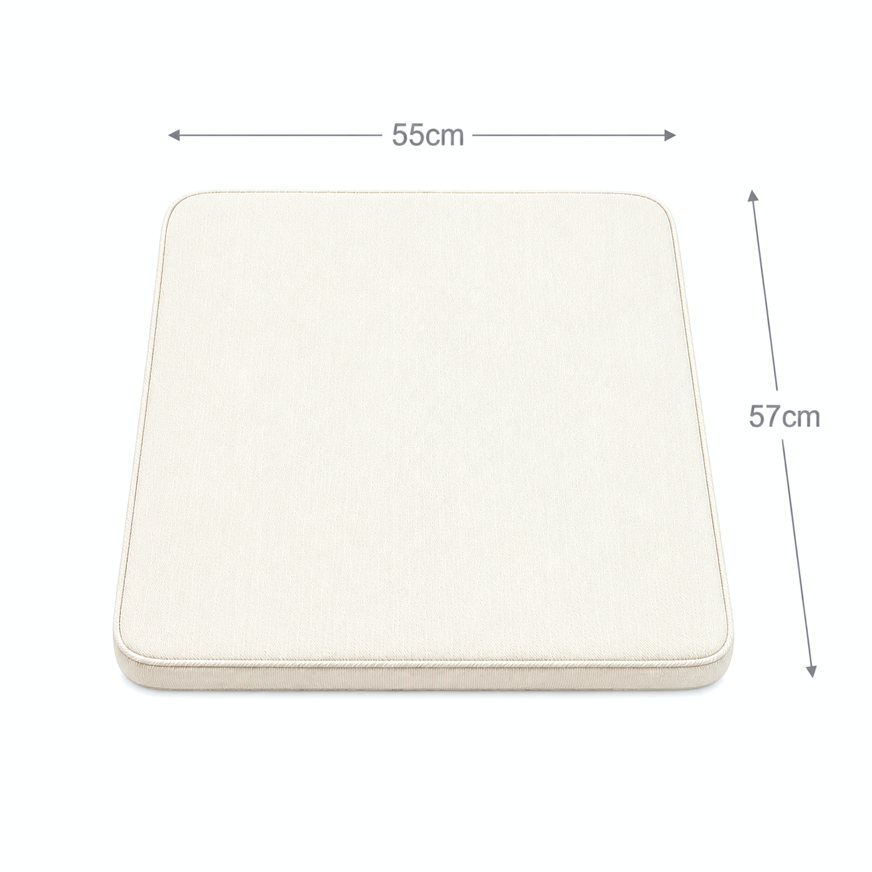ROSA | Outdoor Dining Chair Replacement Cushion | Cream Beige Colour | 55cmx57cm