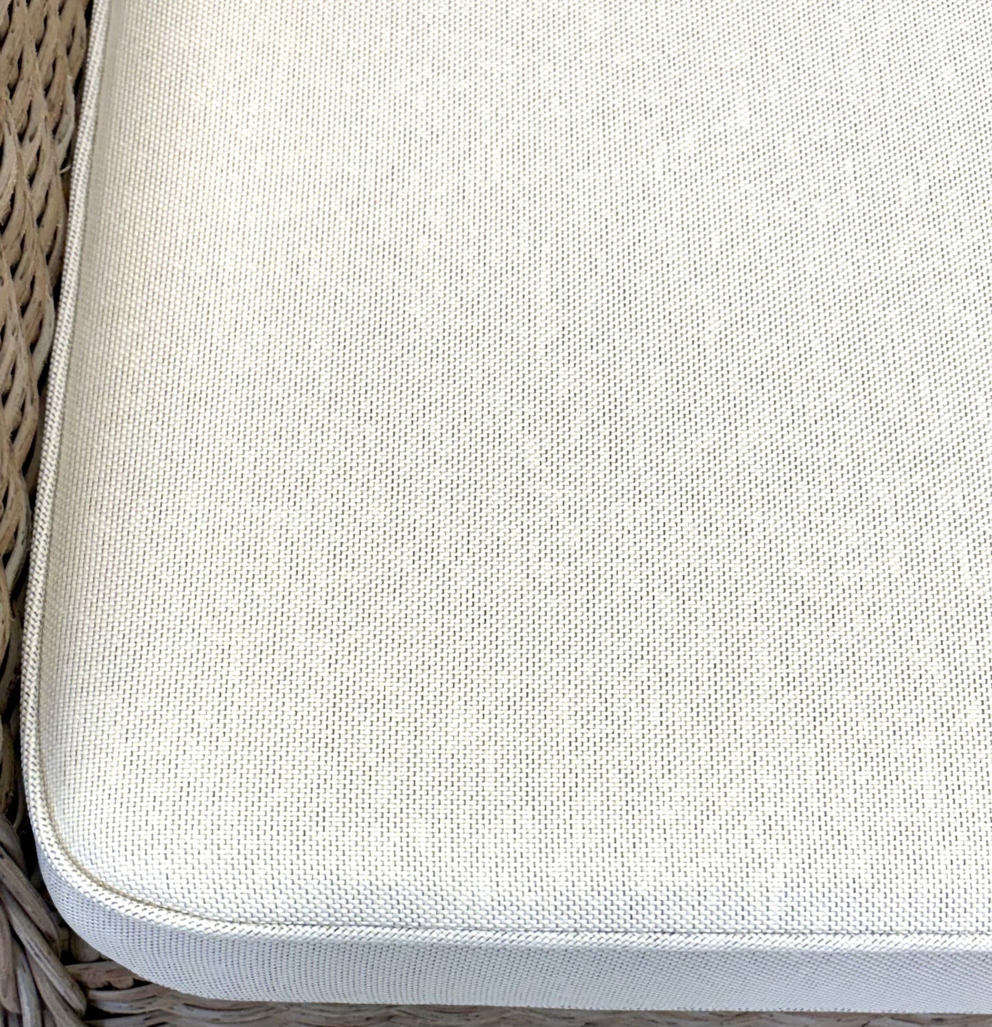 ROSA | Outdoor Dining Chair Replacement Cushion | Cream Beige Colour | 55cmx57cm