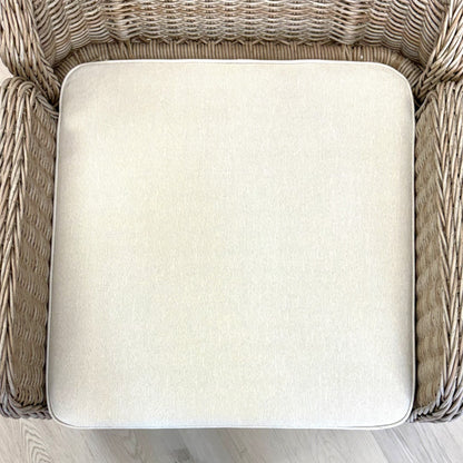 ROSA | Outdoor Dining Chair Replacement Cushion | Cream Beige Colour | 55cmx57cm