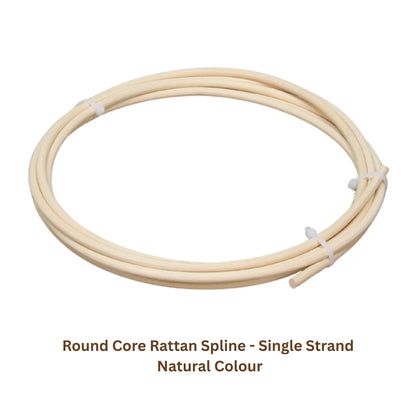 Natural Rattan Cane Round Core Wicker Pith Spline for Furniture Repair - HL-RS-ROUND033 - Direct Factory Furniture Australia