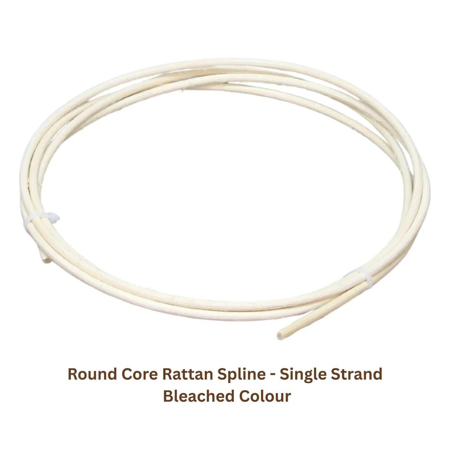 Natural Rattan Cane Round Core Wicker Pith Spline for Furniture Repair - HL-RS-ROUND070 - Direct Factory Furniture Australia