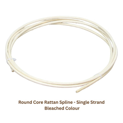 Natural Rattan Cane Round Core Wicker Pith Spline for Furniture Repair - HL-RS-ROUND070 - Direct Factory Furniture Australia