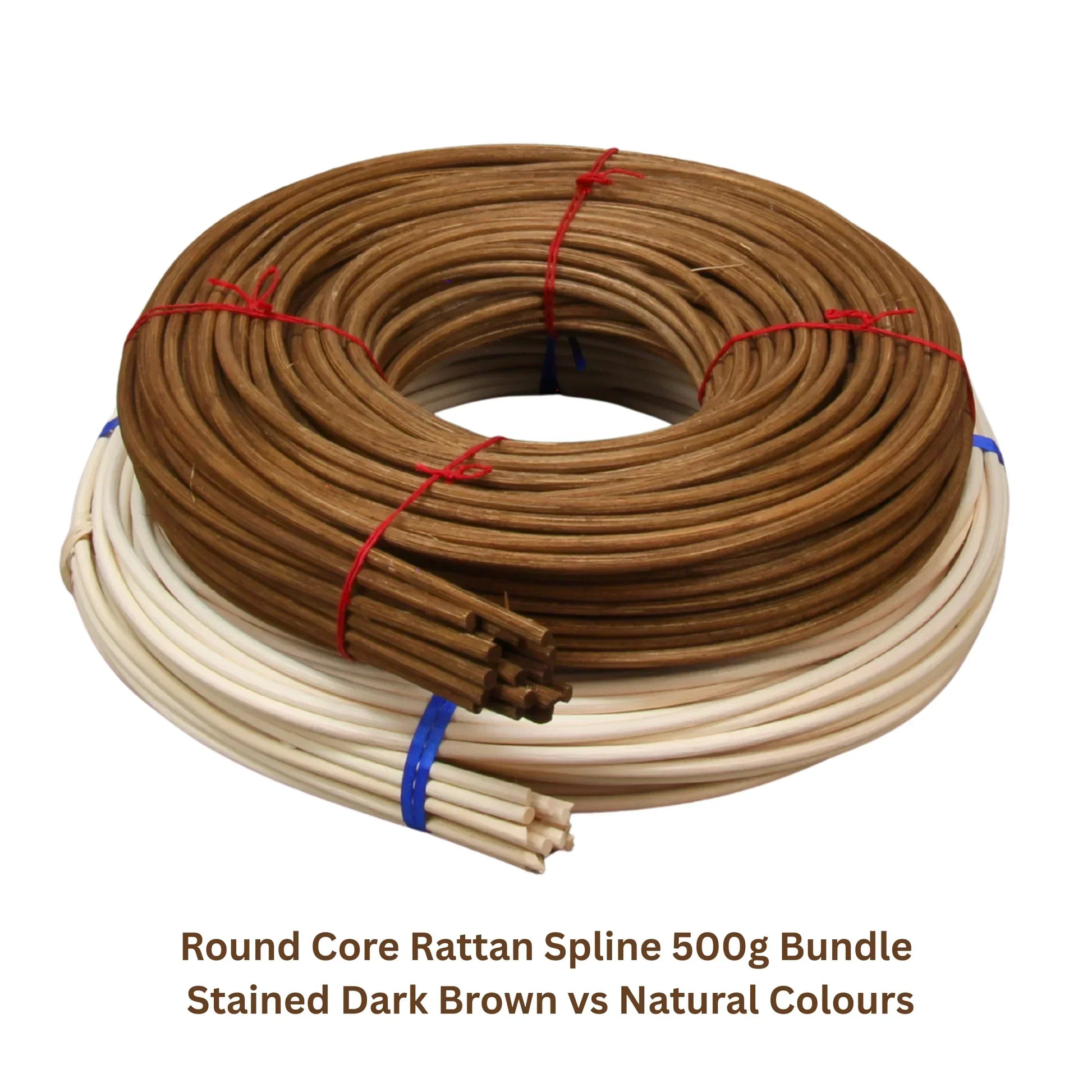 Natural Rattan Cane Round Core Wicker Pith Spline for Furniture Repair - HL-RS-ROUND033 - Direct Factory Furniture Australia