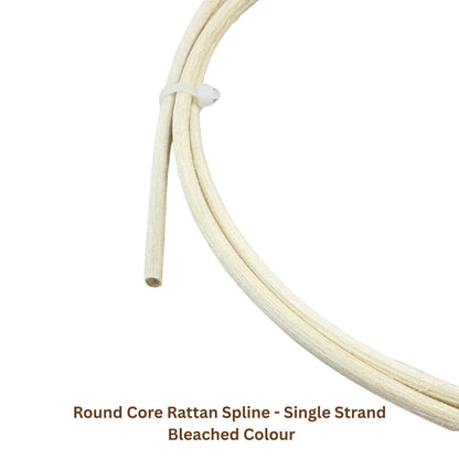 Natural Rattan Cane Round Core Wicker Pith Spline for Furniture Repair - HL-RS-ROUND033 - Direct Factory Furniture Australia