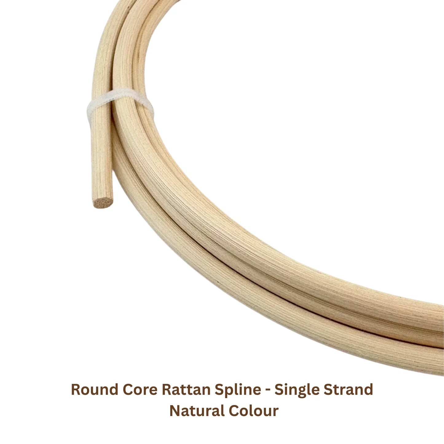 Natural Rattan Cane Round Core Wicker Pith Spline for Furniture Repair - HL-RS-ROUND033 - Direct Factory Furniture Australia