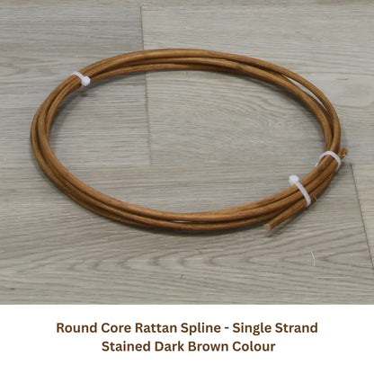 Natural Rattan Cane Round Core Wicker Pith Spline for Furniture Repair - HL-RS-ROUND033 - Direct Factory Furniture Australia