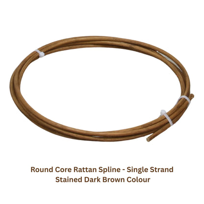Natural Rattan Cane Round Core Wicker Pith Spline for Furniture Repair - HL-RS-ROUND048 - Direct Factory Furniture Australia
