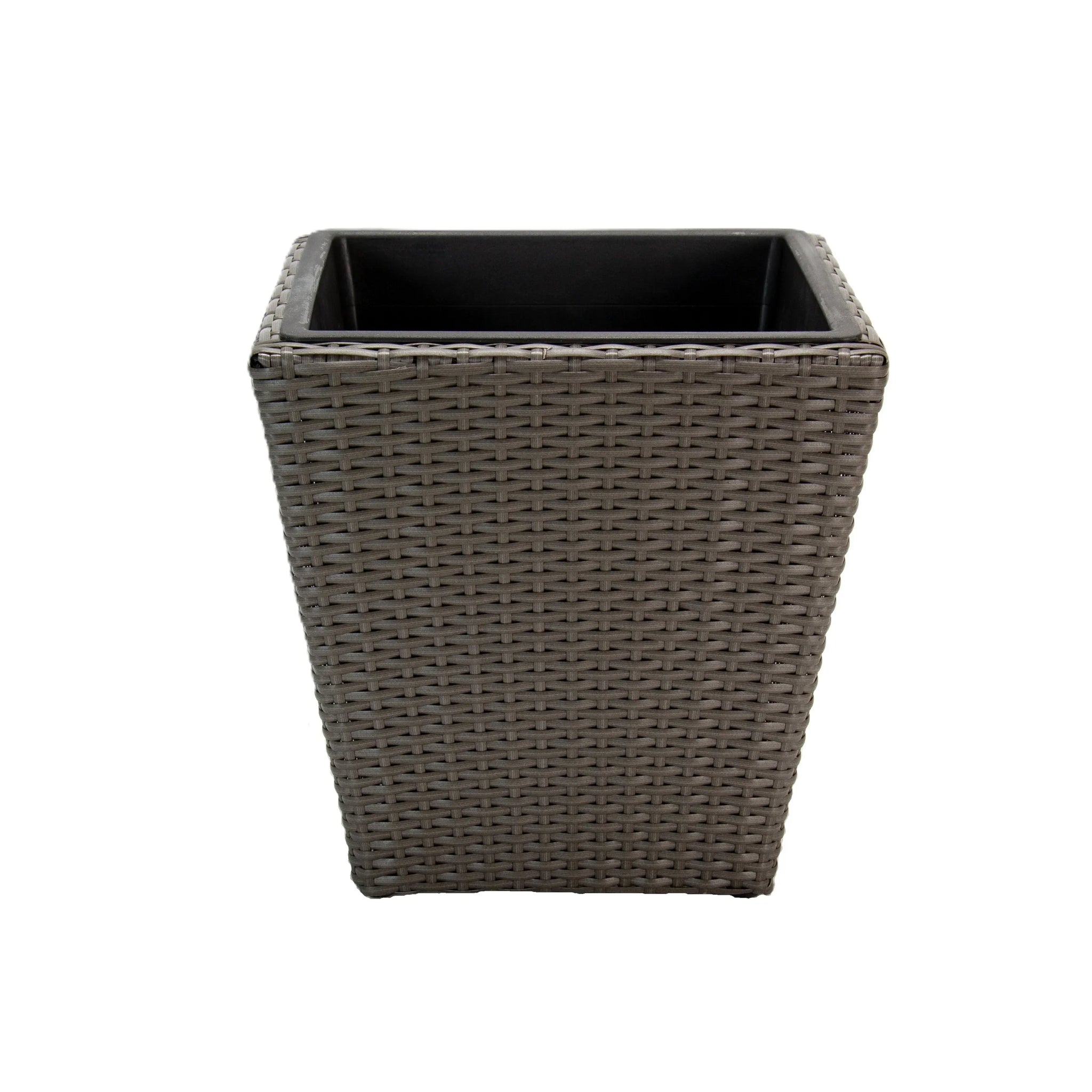 SERENO Poly Rattan Wicker Planter Pot - Grey – Direct Factory Furniture ...