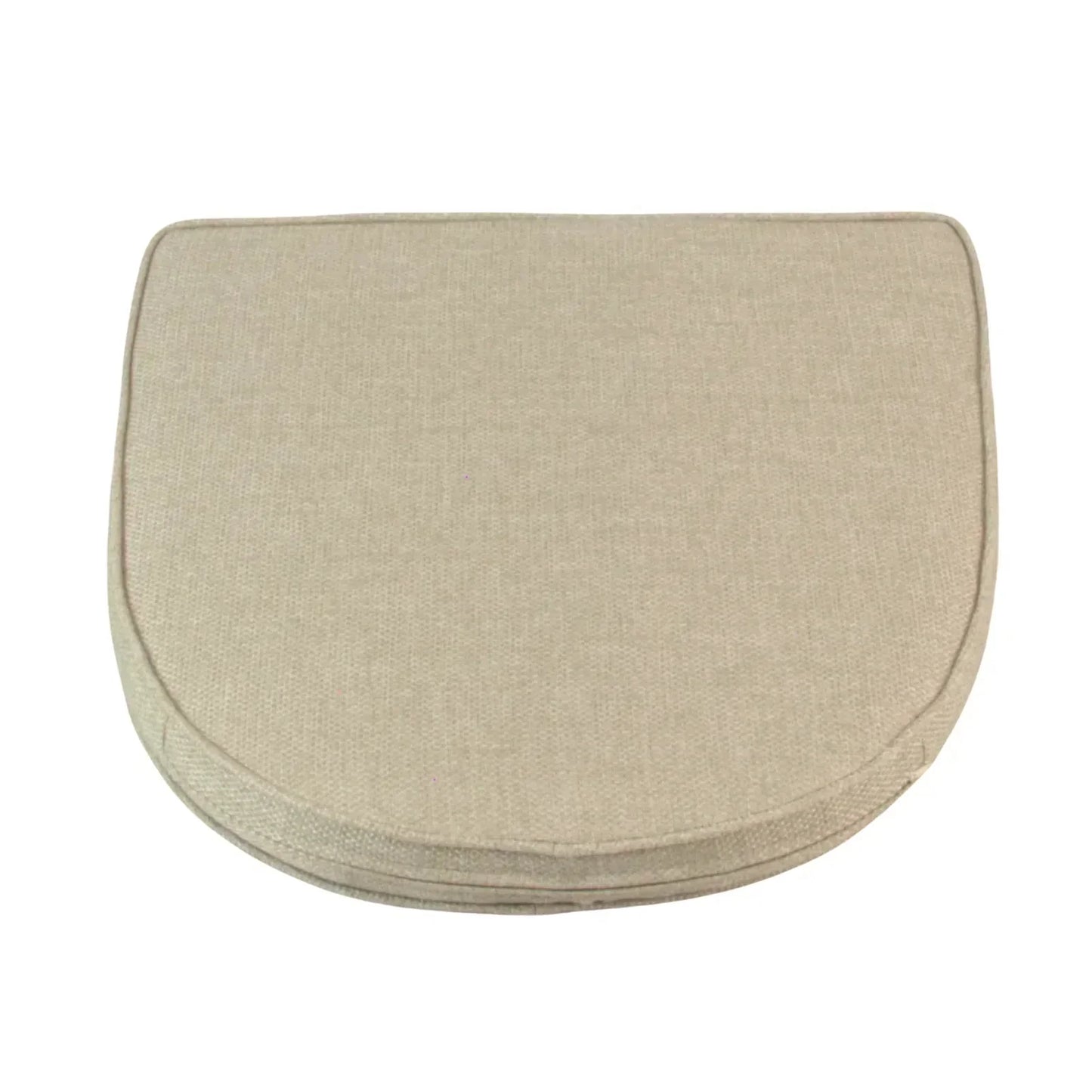 Beige saddle pad dining chair cushions