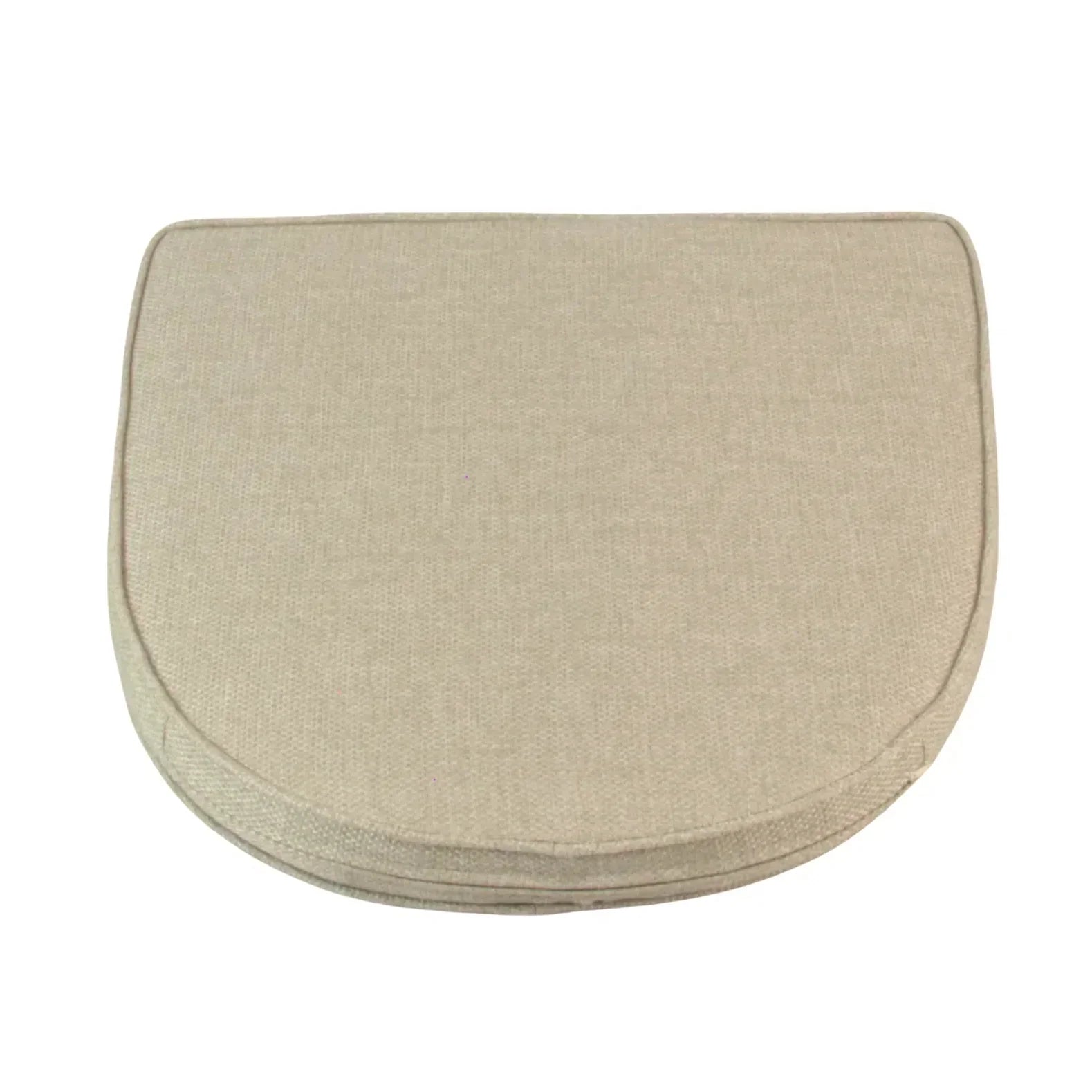 Beige saddle pad dining chair cushions