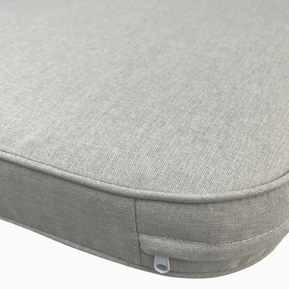 CALOR | Outdoor Dining Chair Seat Cushion | Light Grey | 44cmx46cm