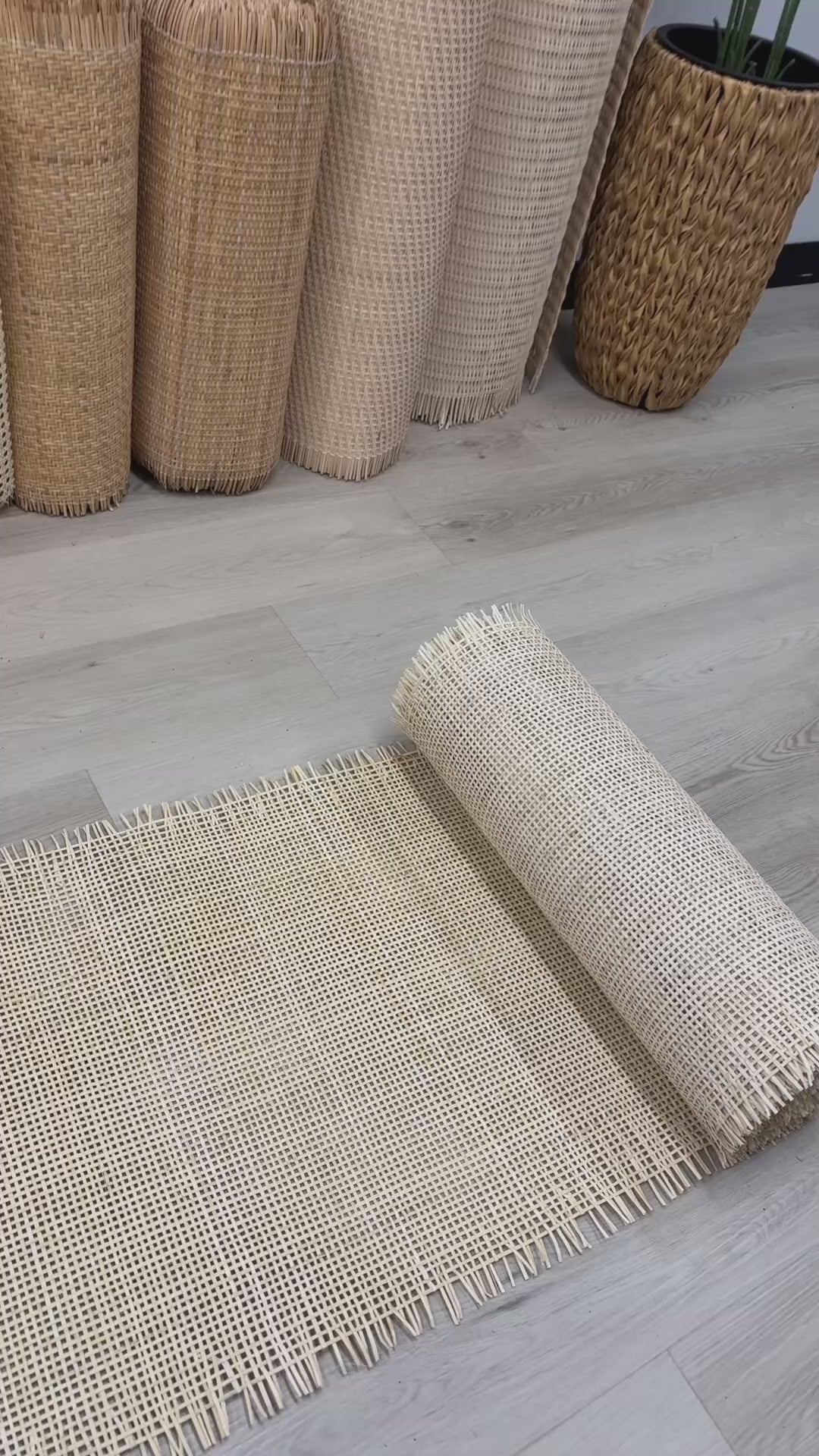 Natural_Rattan_Cane_RADIO_Square_Bleached_White_Colour_Video